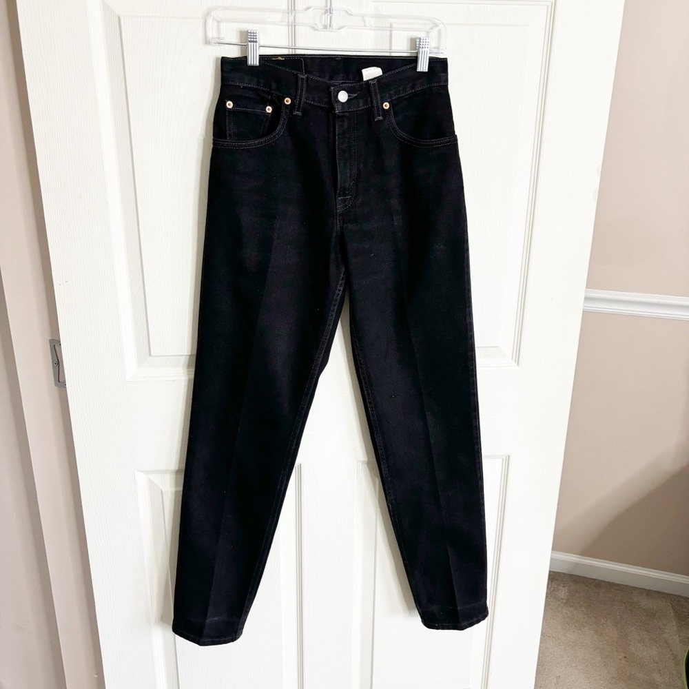 Levi’s 550 Black Relaxed Fit Tapered Leg Jeans Size 3 Junior